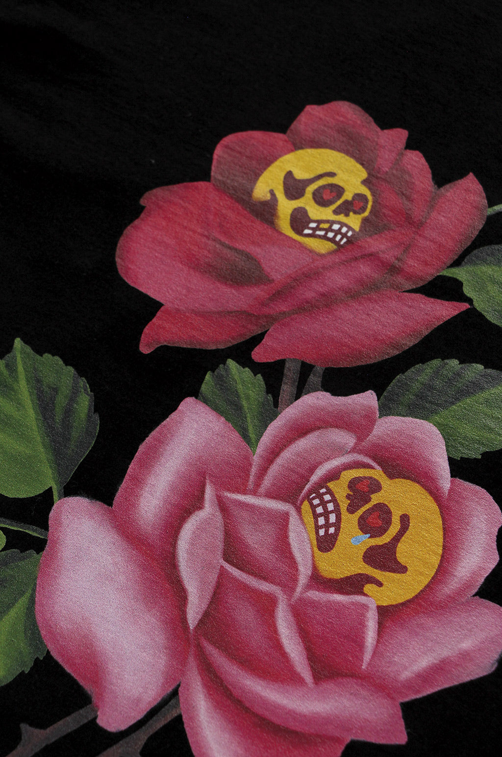 CAMISETA OVERSIZED AHÍ ESTA PINTADO NEGRA