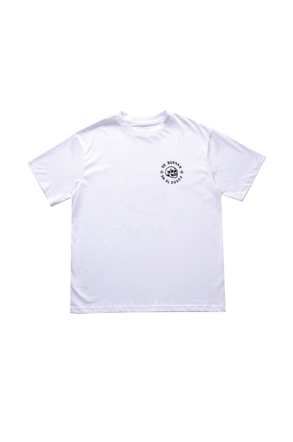 CAMISETA OVERSIZED DE BUENAS EN EL JUEGO BLANCA