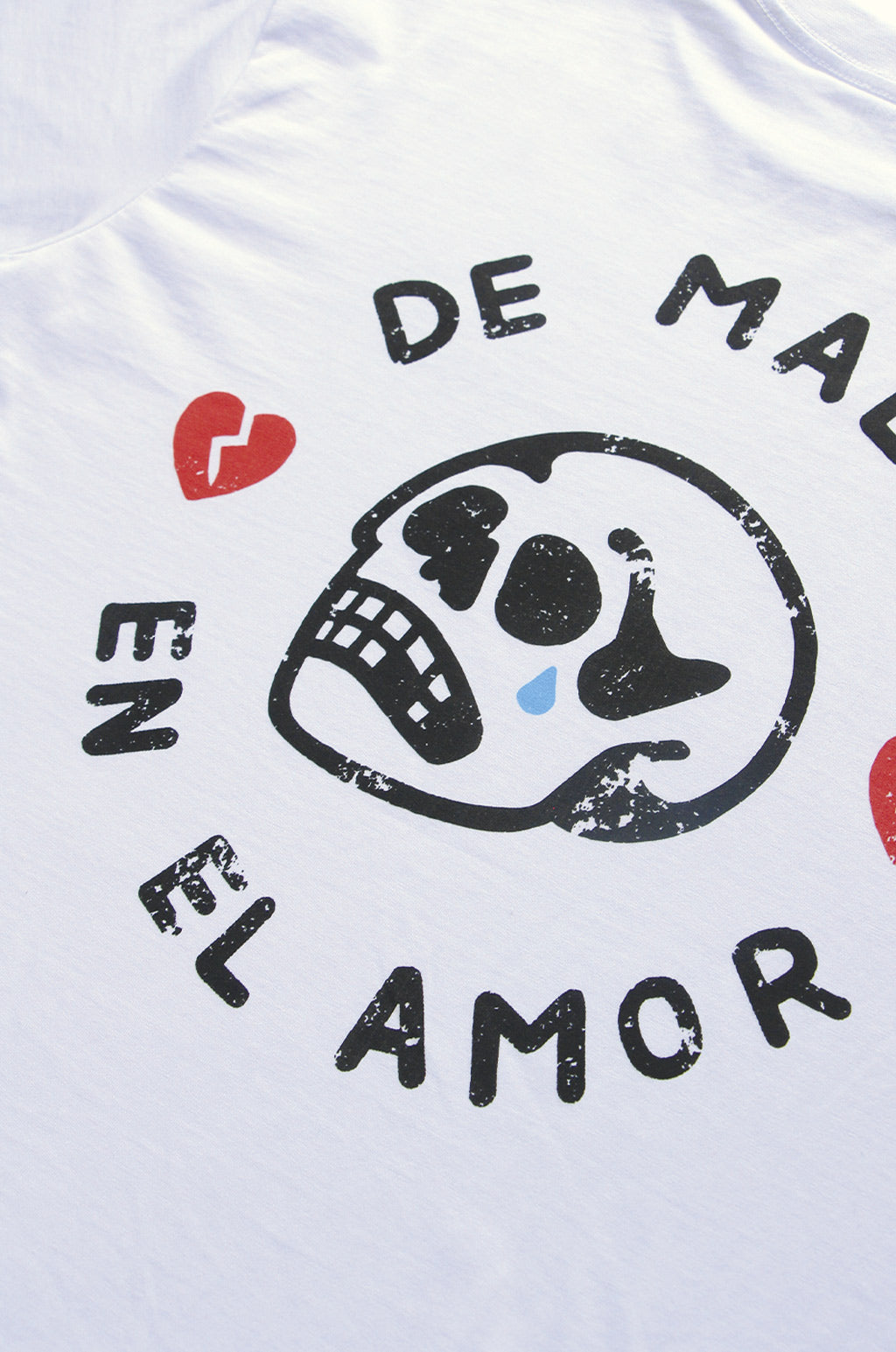 CAMISETA OVERSIZED DE BUENAS EN EL JUEGO BLANCA